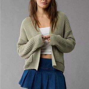 AE Chenille Cardigan Sweater